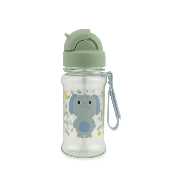 Skip Hop Besties Squad Tritan Renew Straw Bottle - Elephant