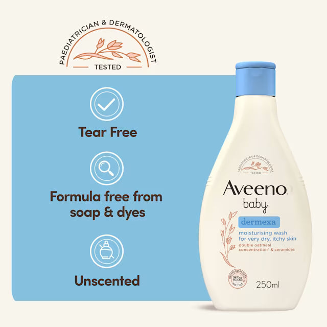 AVEENO Baby Dermexa Moisturising Wash 250ml
