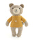 Pluchi Kensington Teddy Cotton Knitted Stuffed Soft Toy (Beige and Yellow)