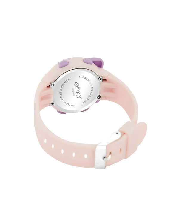 Spiky Eva12 Cat Shaped Sports Digital Watch - Pink