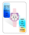 Spiky Eva12 Cat Shaped Sports Digital Watch - Pink