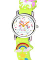 Spiky EVA9 Round Unicorn Strap Analog Watch 2–14Y – Yellow