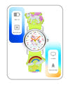 Spiky EVA9 Round Unicorn Strap Analog Watch 2–14Y – Yellow