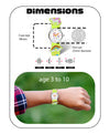 Spiky EVA9 Round Unicorn Strap Analog Watch 2–14Y – Yellow