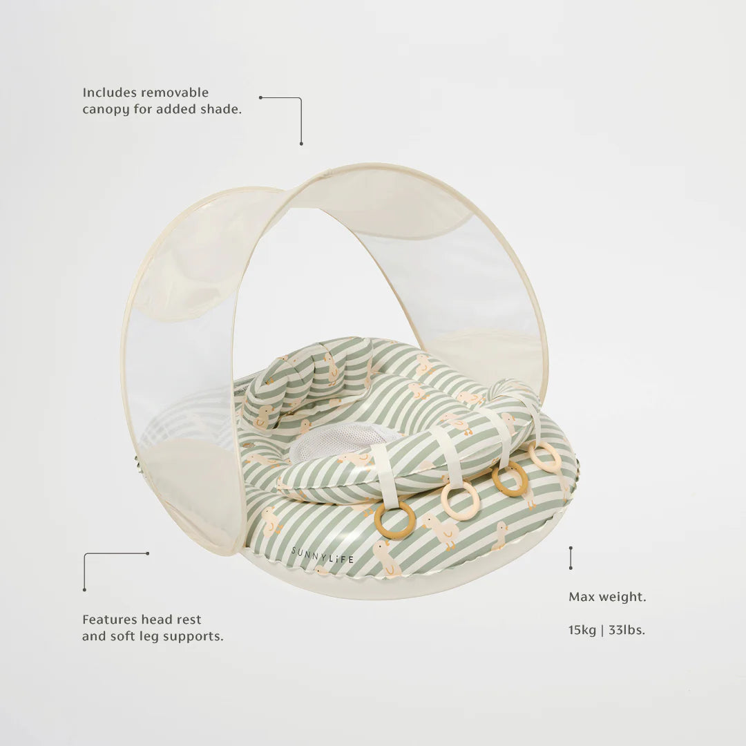 SUNNYLIFE Float - Pool B Seat Duck Sage