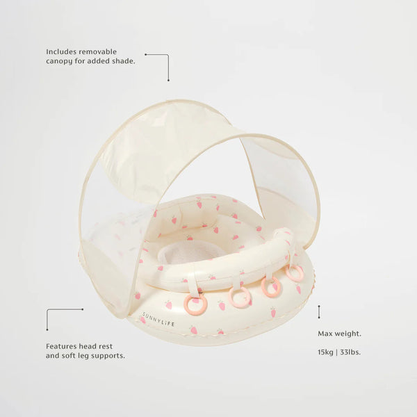 SUNNYLIFE Pool B Seat Strawberry Pink