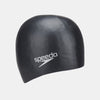 Speedo Long Hair Silicone Swim Cap - Black