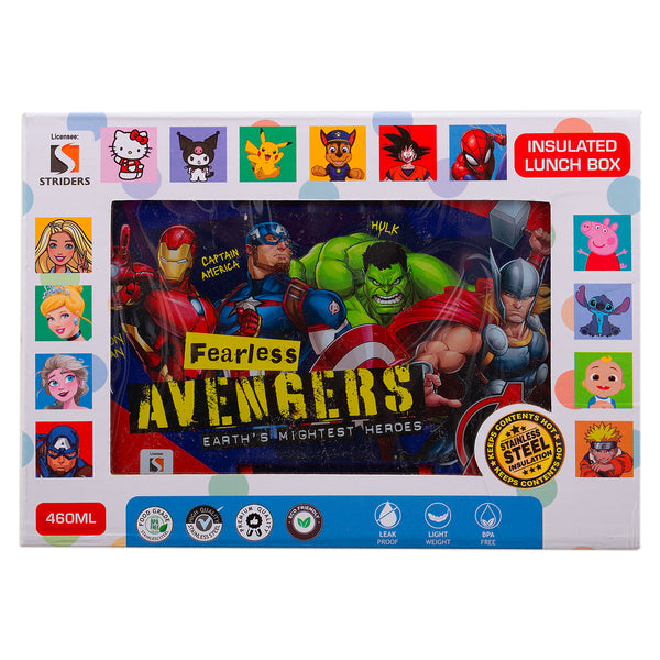Striders Lunch Box Insulated - Fearless Avengers