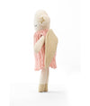 Pluchi Angel Doll Cotton Knitted Stuffed Soft Toy (Baby Pink & Gold)