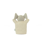 Pluchi Elephant Hand Puppet Cotton Knitted Stuffed Soft Toy (Oat & Pale Whisper)
