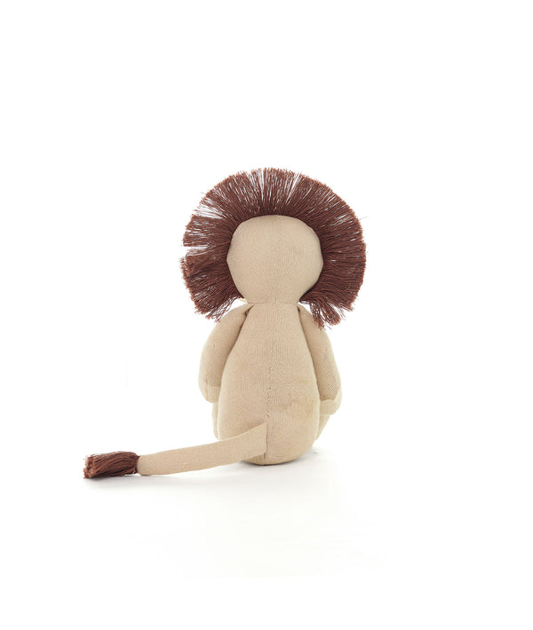 Pluchi Simba the Lion Cotton Knitted Stuffed Soft Toy (Oat & Natural)