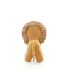 Pluchi Magnus Lion Cotton Knitted Stuffed Soft Toy (Mustard & Wheat)