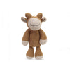 Pluchi Molly The Giraffe Cotton Knitted Stuffed Soft Toy (Pale Whisper & Honey Gold)