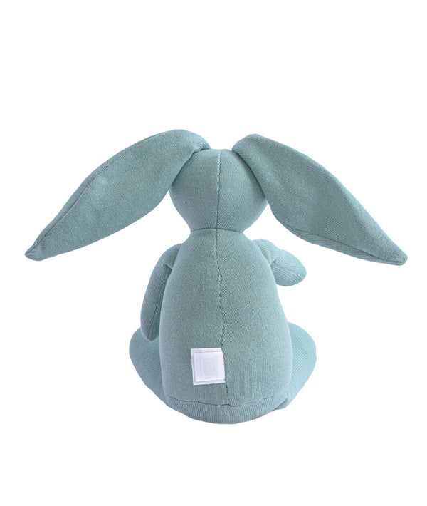 Pluchi Rabbit Dull Blue 100% Cotton Knitted Stuffed Soft Toys for Babies / Kids