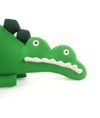 Pluchi Snapper Cotton Knitted Stuffed Soft Toy (Hot Green, Charcoal & Felt)