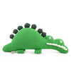 Pluchi Snapper Cotton Knitted Stuffed Soft Toy (Hot Green, Charcoal & Felt)