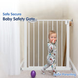 Hopop Baby Safety Gate Two-Way Auto-Close 75x85cm White