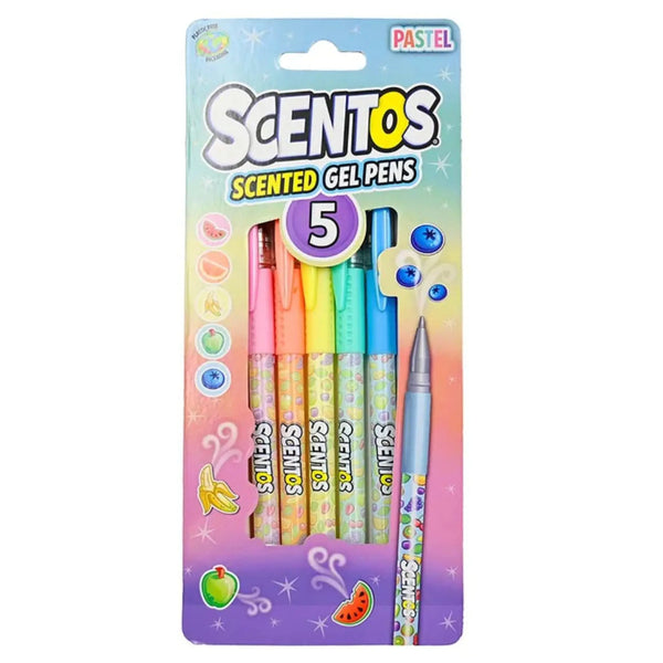 Scentos Pastel Gel Pens (Pack of 5)