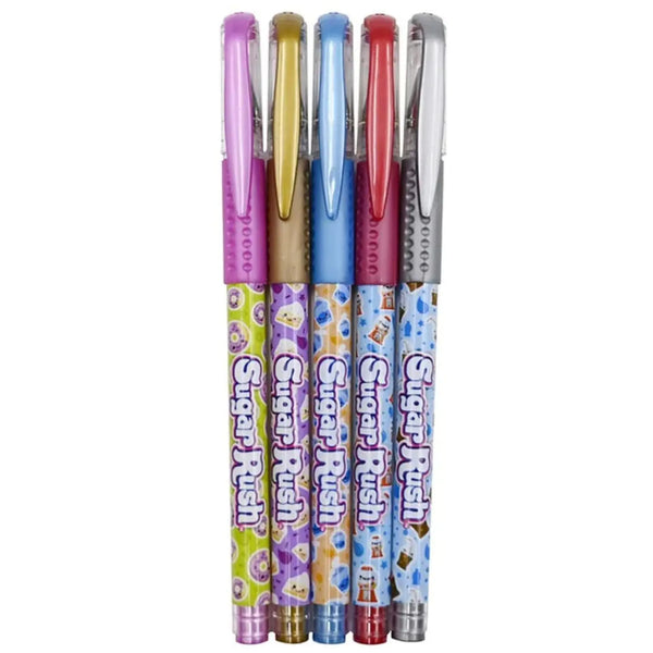 Scentos Sugar Rush Metallic Gel Pens (Pack of 5)