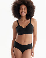 Momcozy Maternity Nursing Bra- YN21 (Black) - 2 Extra Large