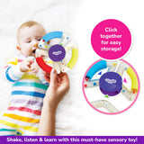 Giggles Sensory Baby Rattle Set Trio – Multicolor