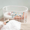 Boori Oasis Oval Cot - White