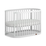 Boori Oasis Oval Cot – Barley White | Convertible Baby Cot 0–3 Years