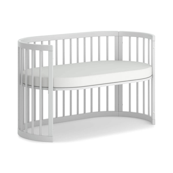 Boori Oasis Oval Cot – Barley White | Convertible Baby Cot 0–3 Years