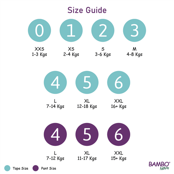Bambo Nature Diaper - Size 4 Large (Pack Of 24)