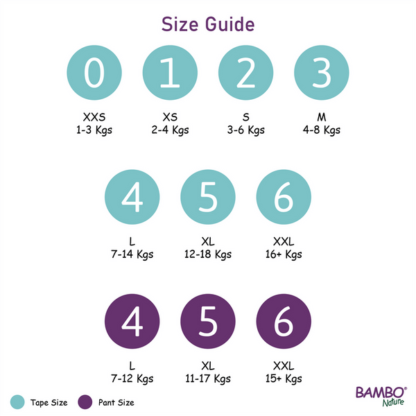 Bambo Nature Skin Friendly Tape Diapers - Xxl (16+ kgs) - Pack of 3 (Monthly Pack)