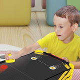 iToys Tabletop Air Hockey Small – Red, Black & Yellow