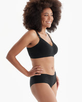 Momcozy Maternity Nursing Bra- YN21 (Black) - 2 Extra Large
