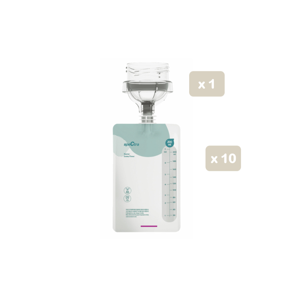 Spectra Simple Store Milk Collection Bags Starter Kit – 10ct, 200mL