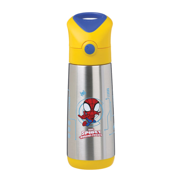 B Box Insulated Drink Bottle Sipper 500 Ml - Marvel Spidey