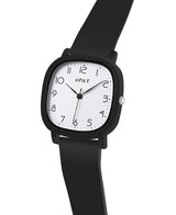 Spiky EVA19 Square Analog Watch 3–14Y – Black