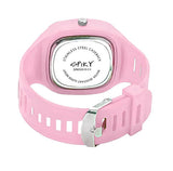 Spiky Square Analog Watch for Kids 3–14Y – Pink