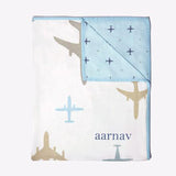 Masilo Organic Cotton Cot Bedding Set Dream Wings 6-Piece – Airplane Print