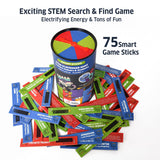 Chalk and Chuckles Smart Sticks STEM Scavenger Hunt 9.5 × 9.5 × 18 cm Multicolor