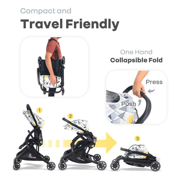 R For Rabbit Stroller Street Smart Aero Black Multi