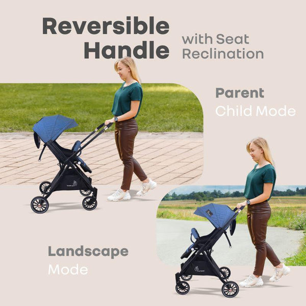 R For Rabbit Stroller Street Smart Nova Blue Black