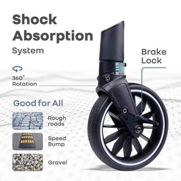 R For Rabbit Stroller Street Smart Nova Blue Black