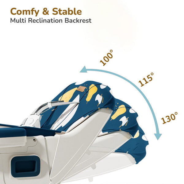 R For Rabbit High Chair Sugar Doodle Plus Indigo Dye