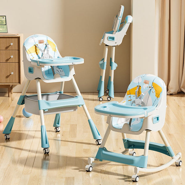 R For Rabbit High Chair Sugar Doodle Plus Lake Blue