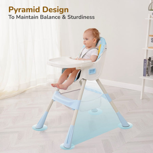 R For Rabbit High Chair Sugar Doodle Plus Lake Blue