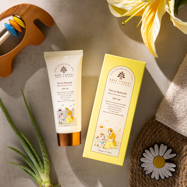 Baby Forest Surya Kawach Spf30 Baby Sunscreen Lotion