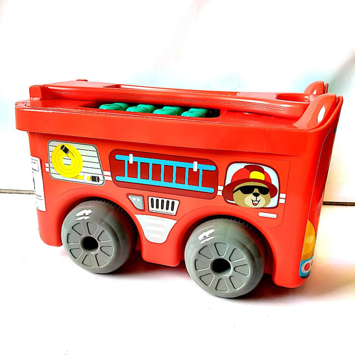 Sunta Fire Engine Trolley Building Blocks 30 Pieces 18M+