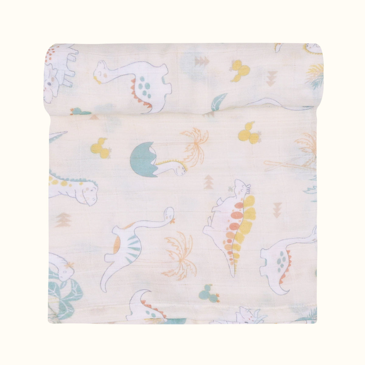 Abracadabra D for Dino Cotton Muslin Swaddles – Set of 3