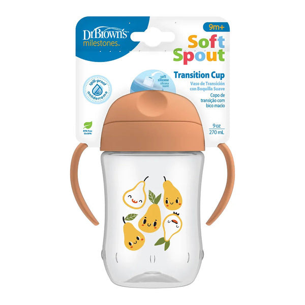 Dr. Brown’s Soft-Spout Sippy Cup 9 oz/270 mL, 1-Pack Asorted
