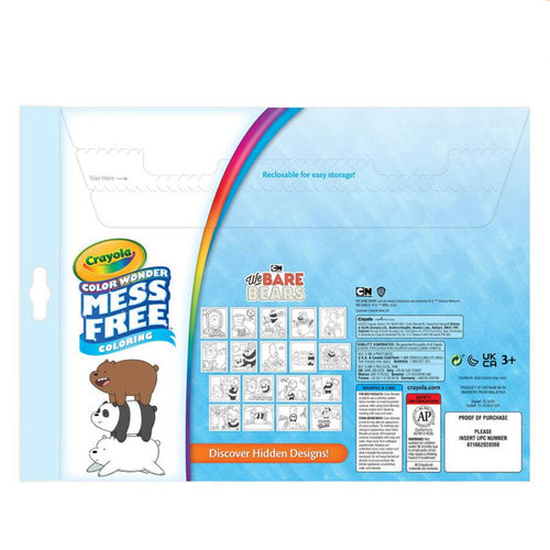 Crayola We Bare Bears Color Wonder Foldalope