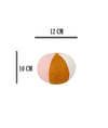 Pluchi Rattle Pink Rolley- Multicolor Cotton Knitted Stuffed Soft Toy for Babies / Kids